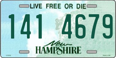 NH license plate 1414679