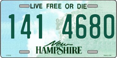NH license plate 1414680
