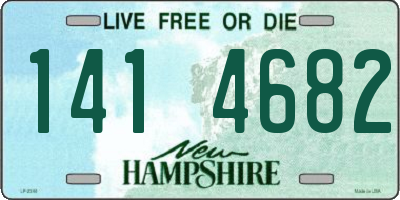 NH license plate 1414682
