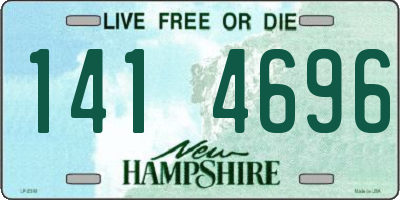 NH license plate 1414696