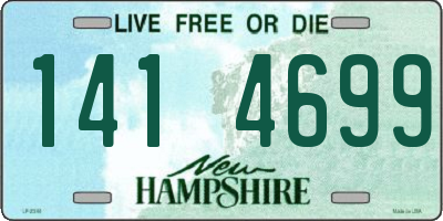 NH license plate 1414699