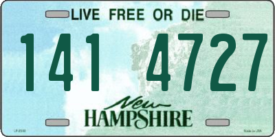 NH license plate 1414727