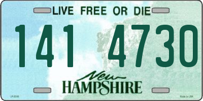 NH license plate 1414730