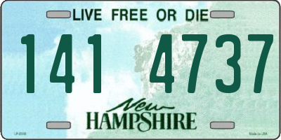 NH license plate 1414737
