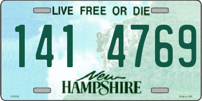 NH license plate 1414769