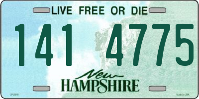NH license plate 1414775