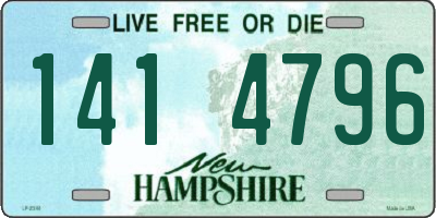 NH license plate 1414796
