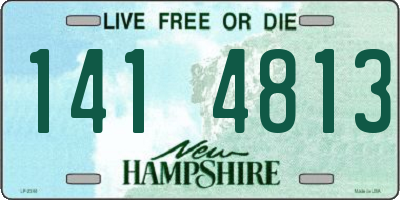 NH license plate 1414813