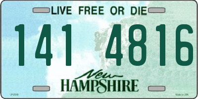 NH license plate 1414816