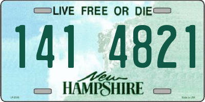 NH license plate 1414821