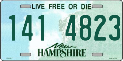 NH license plate 1414823