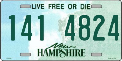 NH license plate 1414824