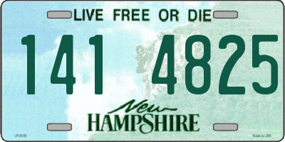 NH license plate 1414825