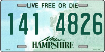 NH license plate 1414826
