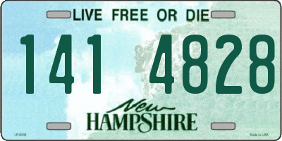 NH license plate 1414828