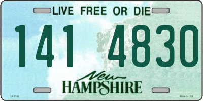 NH license plate 1414830