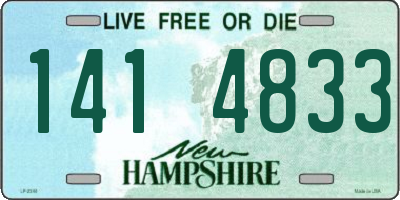 NH license plate 1414833