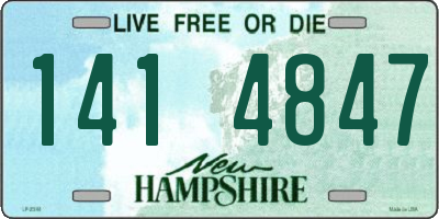 NH license plate 1414847