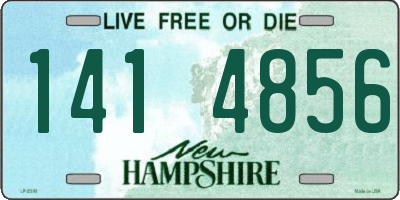 NH license plate 1414856