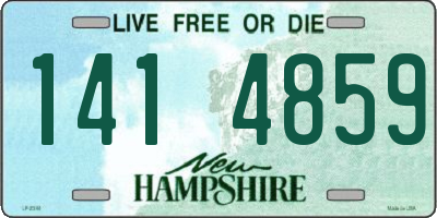 NH license plate 1414859