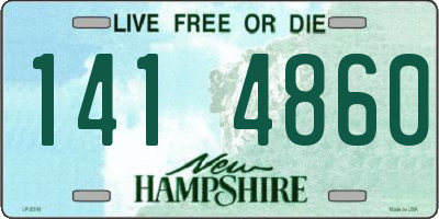 NH license plate 1414860