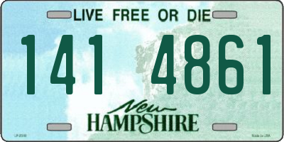 NH license plate 1414861
