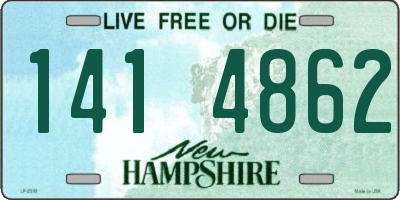 NH license plate 1414862