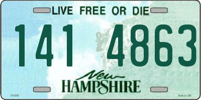 NH license plate 1414863