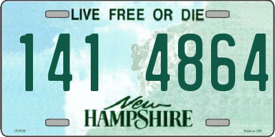 NH license plate 1414864