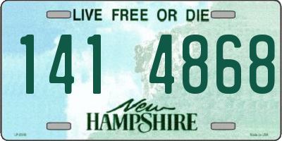 NH license plate 1414868