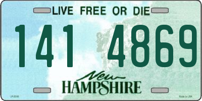 NH license plate 1414869