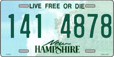 NH license plate 1414878