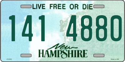NH license plate 1414880