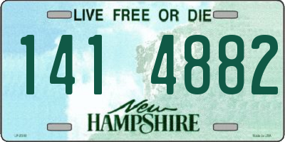 NH license plate 1414882