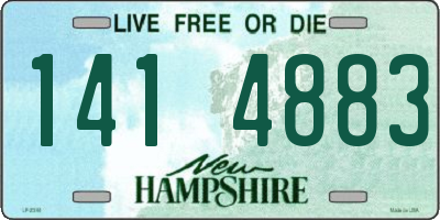 NH license plate 1414883