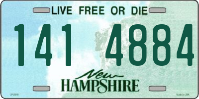 NH license plate 1414884
