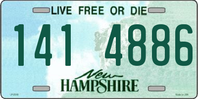 NH license plate 1414886