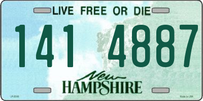 NH license plate 1414887