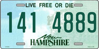 NH license plate 1414889