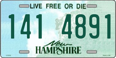 NH license plate 1414891