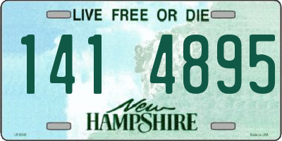 NH license plate 1414895