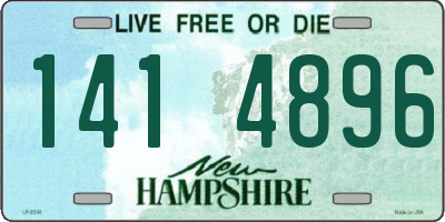 NH license plate 1414896