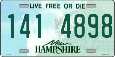 NH license plate 1414898