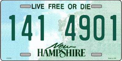 NH license plate 1414901