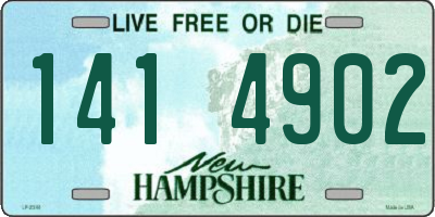 NH license plate 1414902