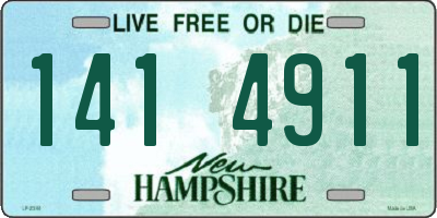 NH license plate 1414911