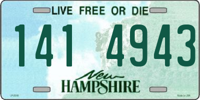 NH license plate 1414943