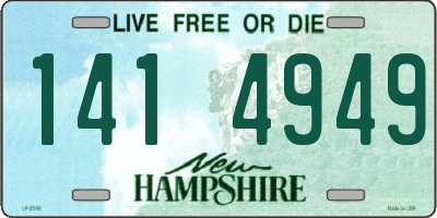 NH license plate 1414949