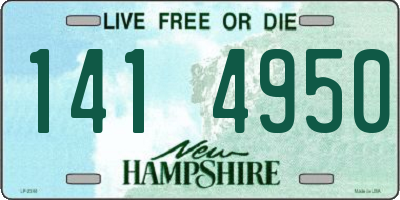 NH license plate 1414950