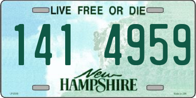 NH license plate 1414959